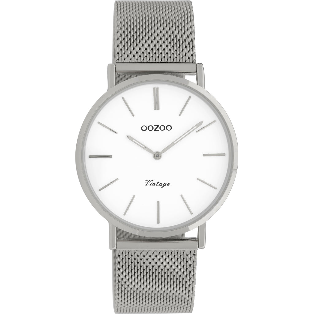 C9902 / 36mm / Silver Mesh