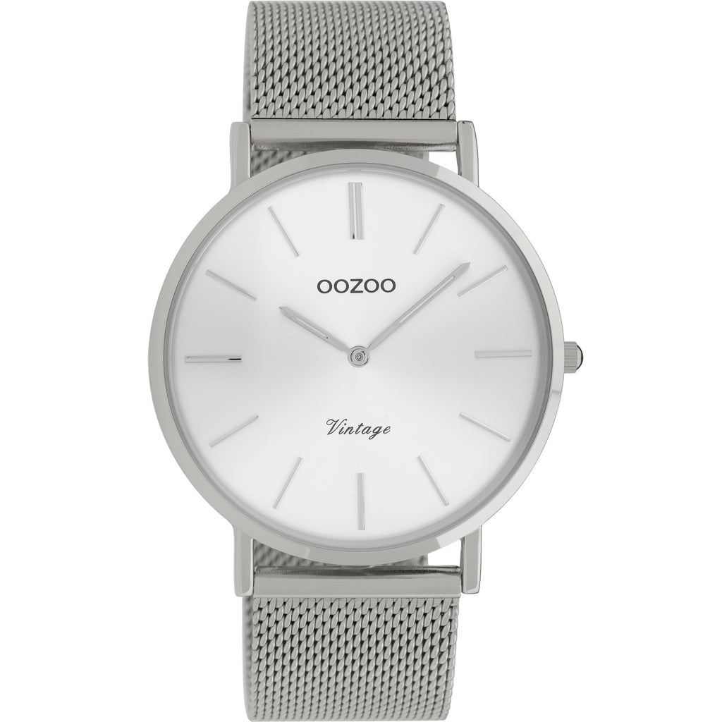 C9905 / 40mm / Silver Mesh