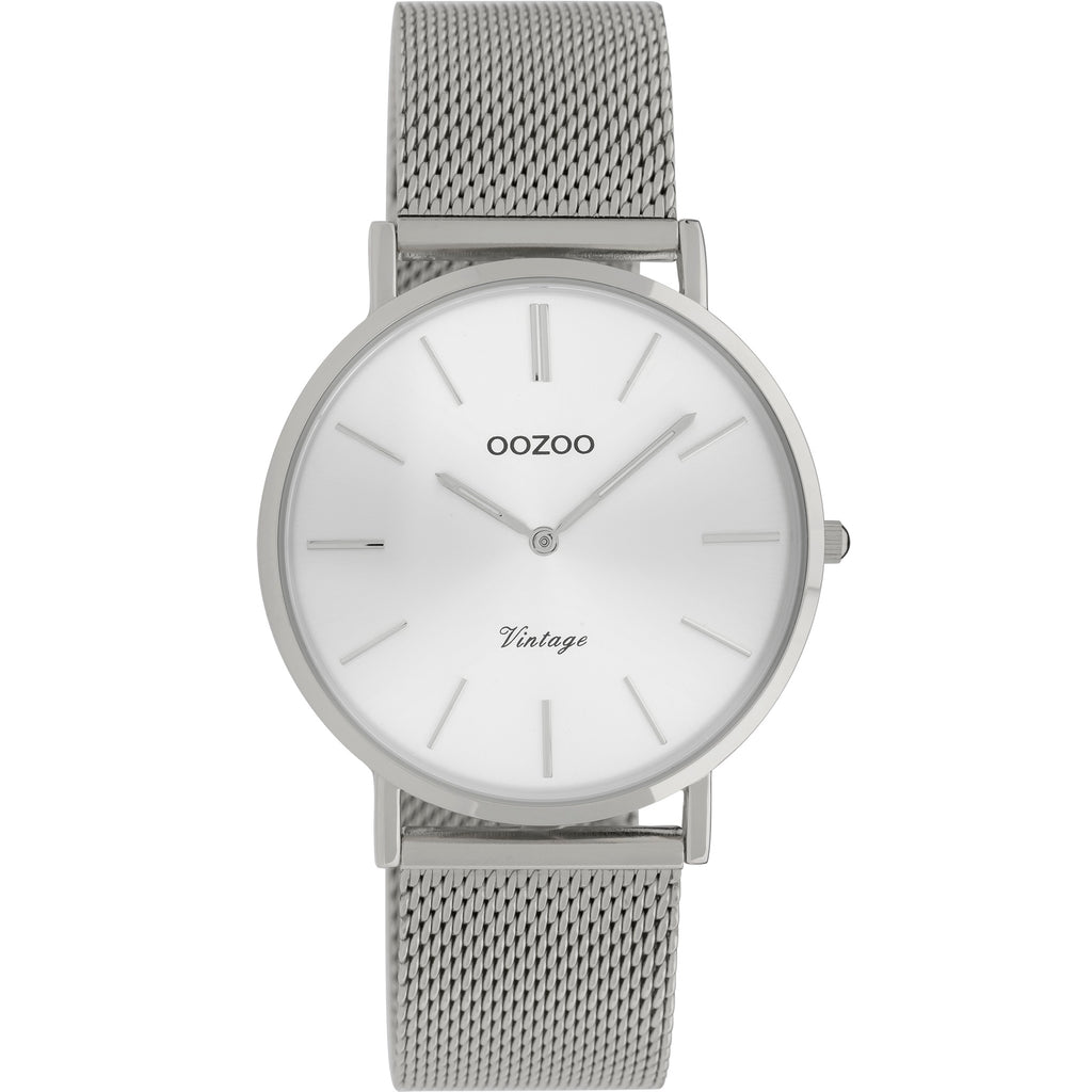 C9906 / 36mm / Silver Mesh