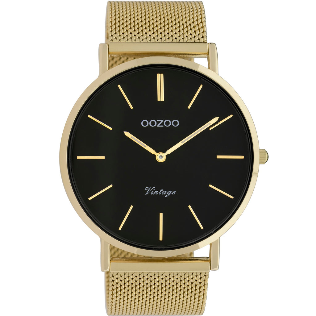 C9912 / 44mm / Yellow Gold Mesh