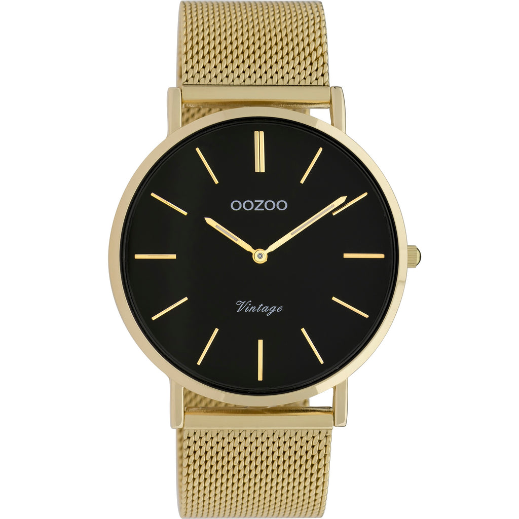 C9913 / 40mm / Yellow Gold Mesh