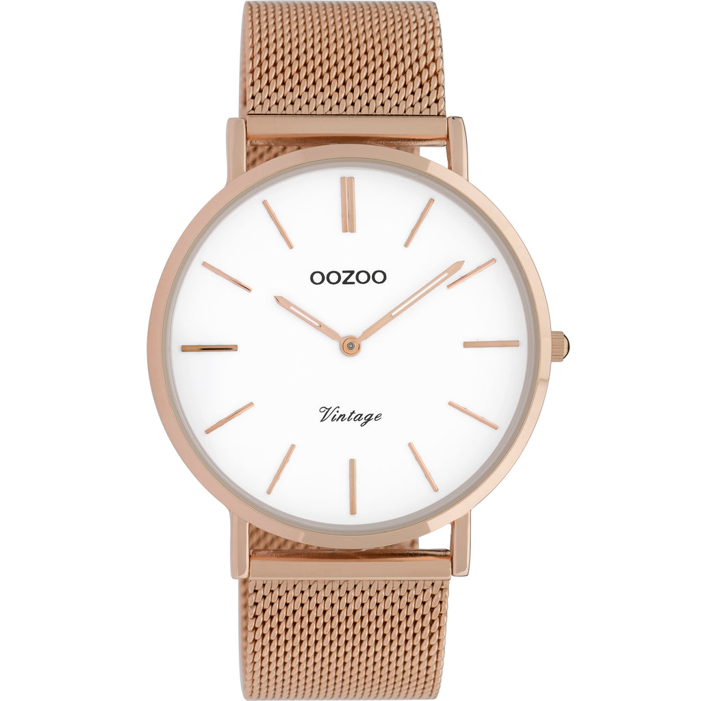 C9917 / 40mm / Rose Gold Mesh