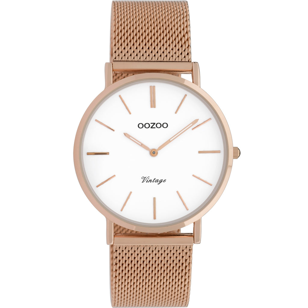 C9918 / 36mm / Rose Gold Mesh