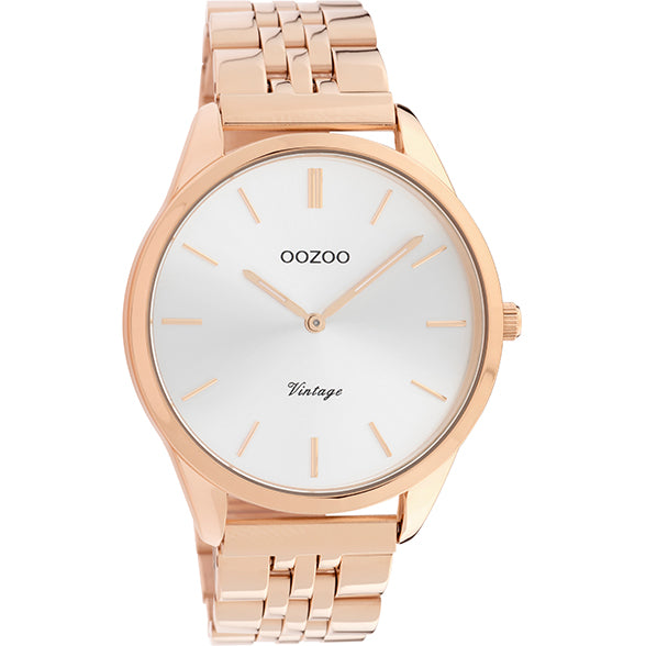 C9988 / 38mm / Rose Gold / White