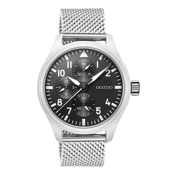 C10958 / 42mm / Silver / Black